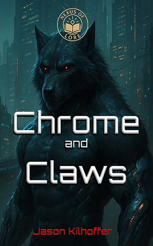 Chrome and Claws ebook cover by Jason Kilhoffer