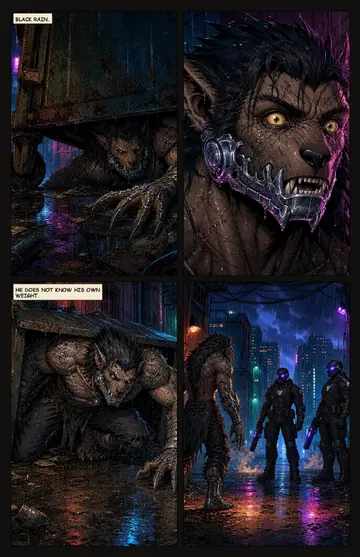 Chrome and Claws sample page 02