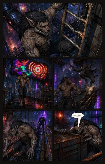 Chrome and Claws sample page 04