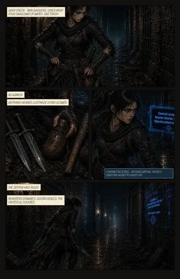 Dungeon Bound sample page 03
