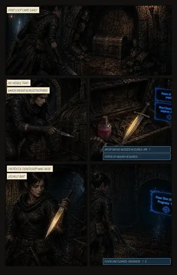 Dungeon Bound sample page 07