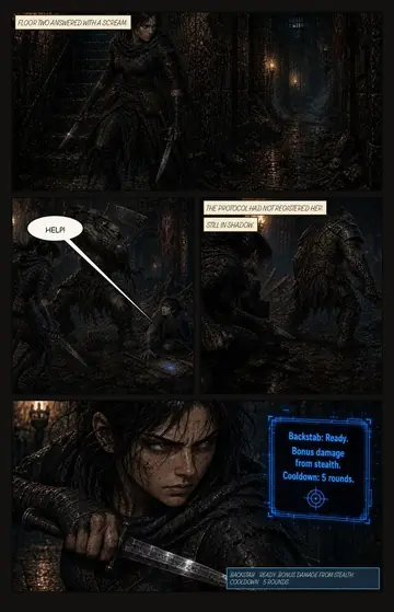 Dungeon Bound sample page 08